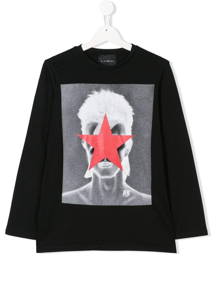 John Richmond Junior Teen Mulder T-shirt - Black