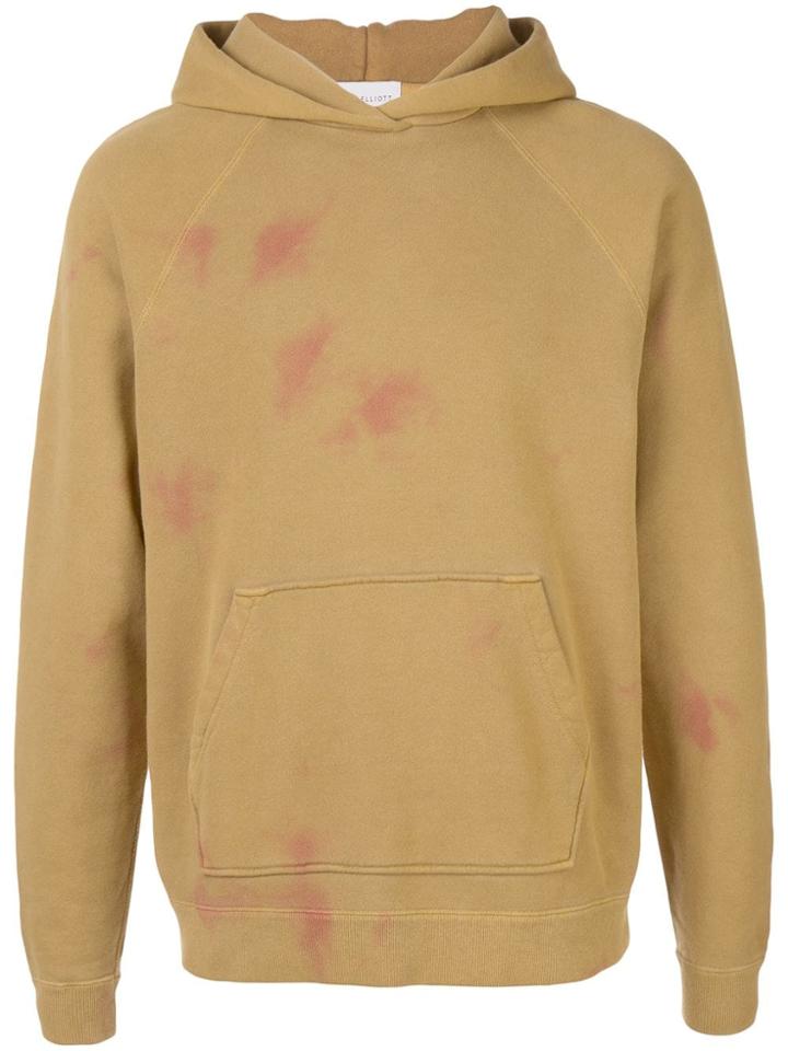 John Elliott Double Dye Raglan Hoodie - Yellow
