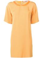 Twin-set Short T-shirt Dress - Yellow