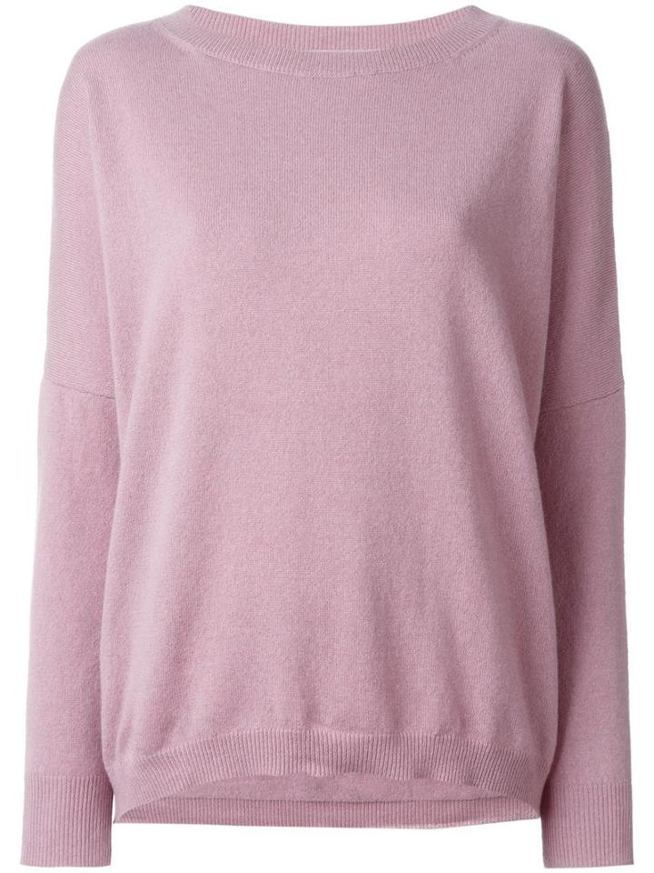 Liska Boatneck Sweater, Women's, Size: Small, Pink/purple, Cashmere