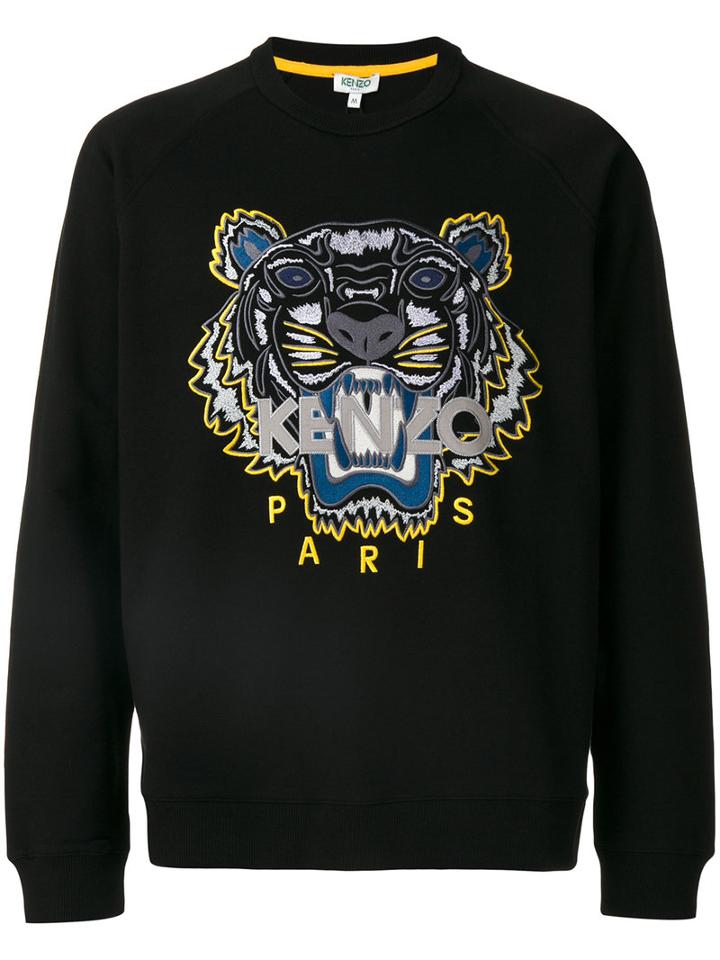 Kenzo - Tiger Sweatshirt - Men - Cotton/spandex/elastane - M, Black, Cotton/spandex/elastane