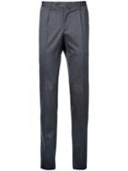 Pt01 Classic Tailored Trousers, Men's, Size: 50, Grey, Elastodiene/wool