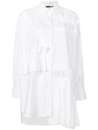 Mcq Alexander Mcqueen - Ruffle Shirt - Women - Cotton - 38, White, Cotton