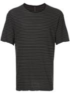Kazuyuki Kumagai Basic Striped T-shirt - Grey