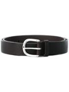 Orciani Narrow Leather Belt - Brown