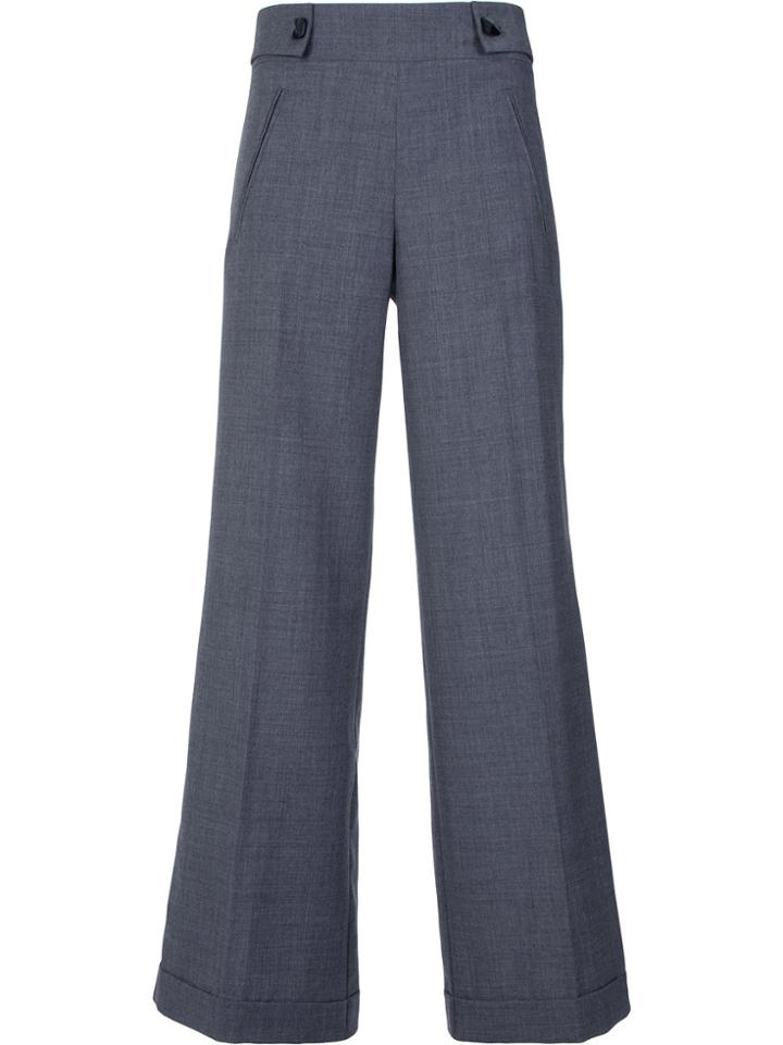 Alcaçuz Cascavel Flared Trousers - Grey