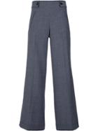 Alcaçuz Cascavel Flared Trousers - Grey