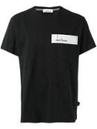 Stone Island Logo Pocket T-shirt, Men's, Size: Xl, Black, Cotton