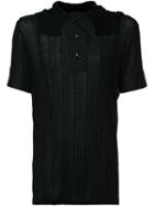 Ann Demeulemeester Buttoned T-shirt, Men's, Size: Xs, Black, Cotton