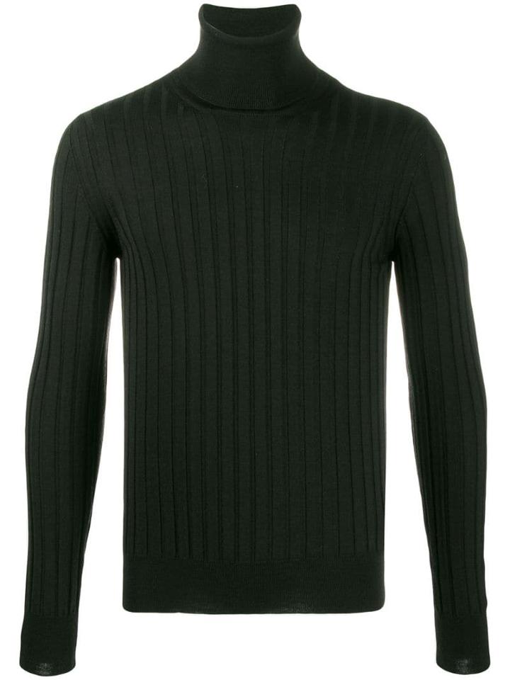 Dondup Ribbed Turtleneck Jumper - Black