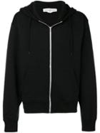 Golden Goose Plain Zipped Hoodie - Black