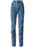 Y / Project Ruffle Jeans - Blue