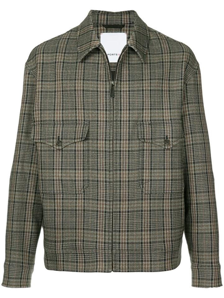 Ports V Checked Jacket - Multicolour