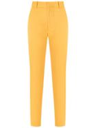 À La Garçonne Tailored Trousers - Yellow & Orange
