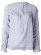 Masscob Crinkled Shirt, Women's, Size: Small, Blue, Cotton