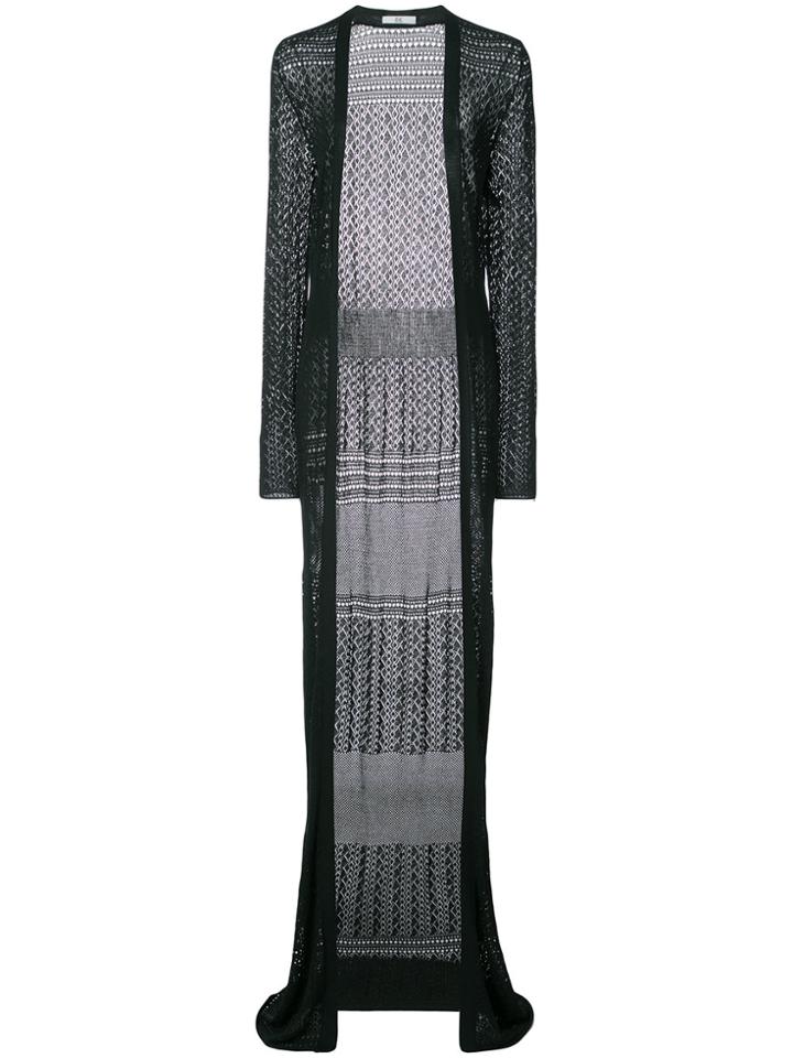 Zac Zac Posen Aviva Cardigan Gown - Black