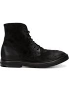 Marsèll Lace-up Ankle Boots, Men's, Size: 39.5, Black, Deer Skin