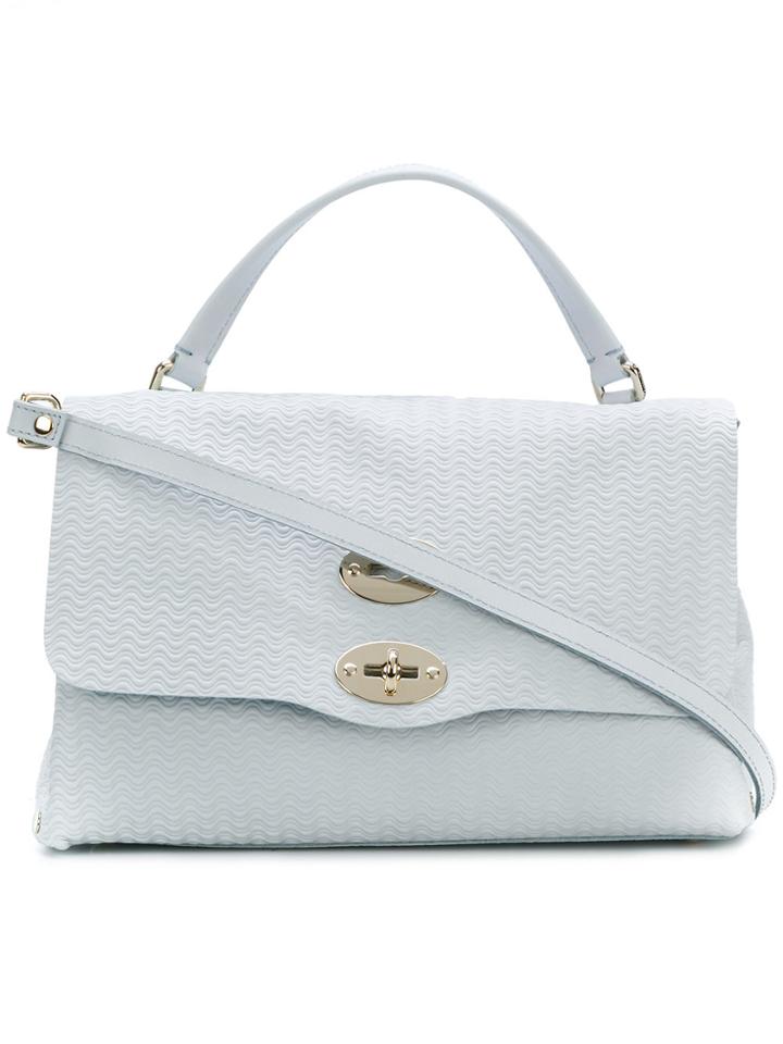 Zanellato Top Handle Satchel - Blue