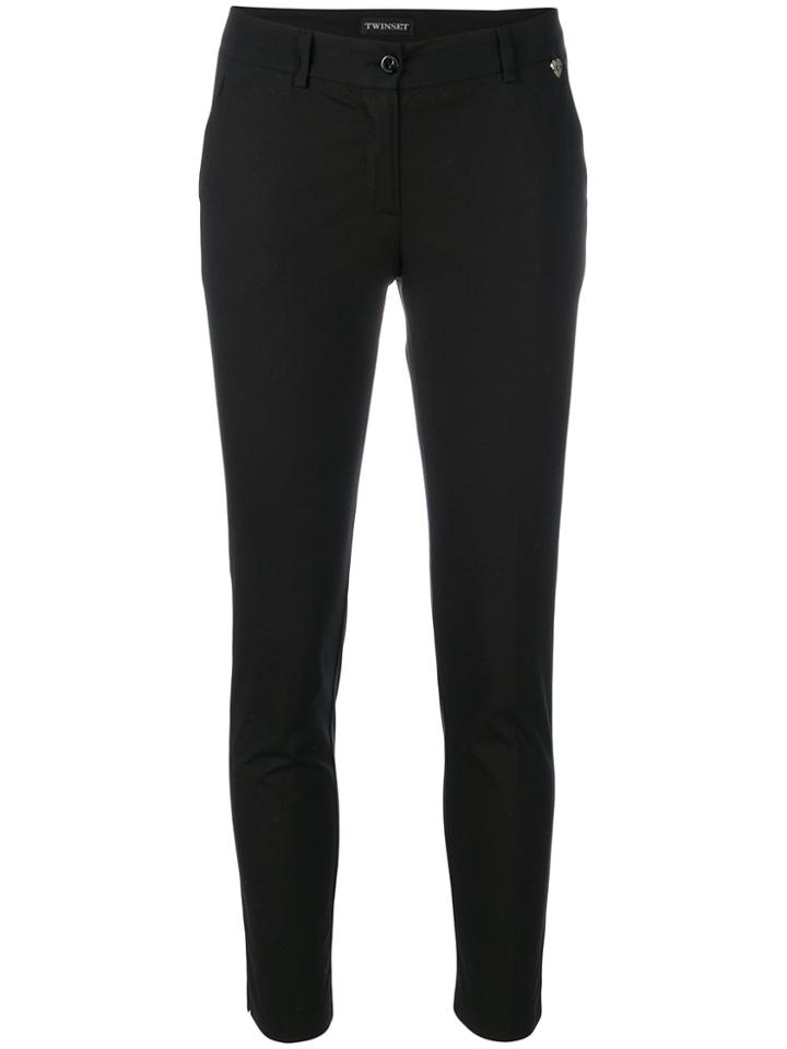Twin-set Skinny Trousers - Black