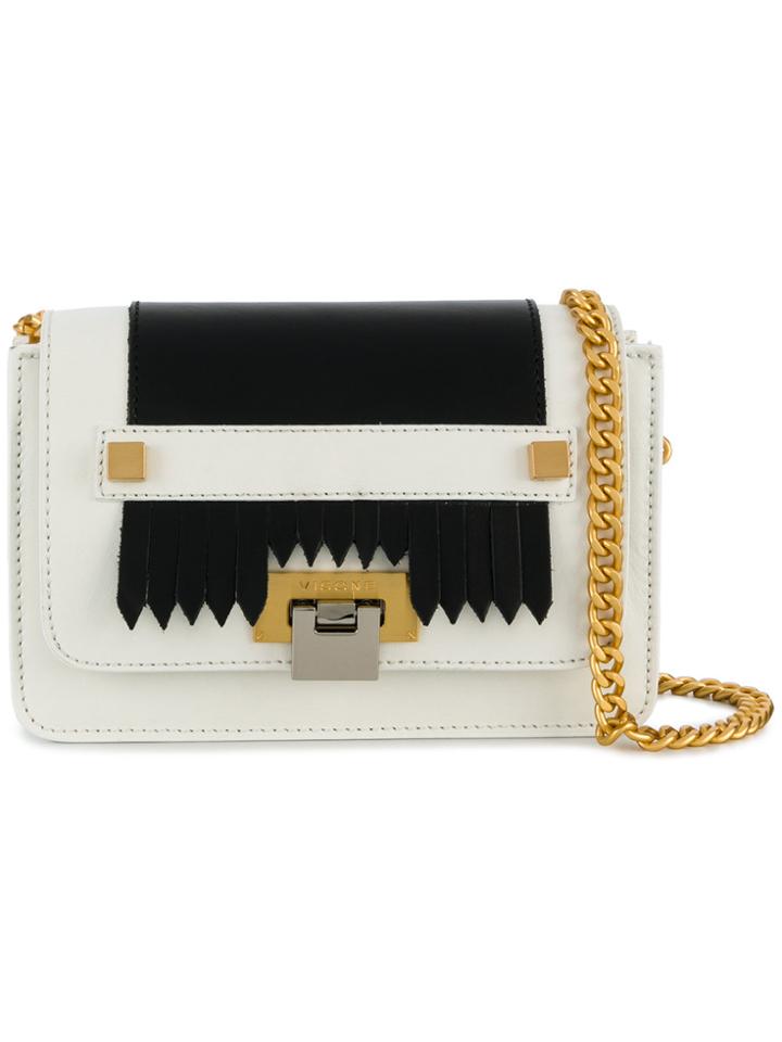 Visone Lizzy Small Shoulder Bag - White