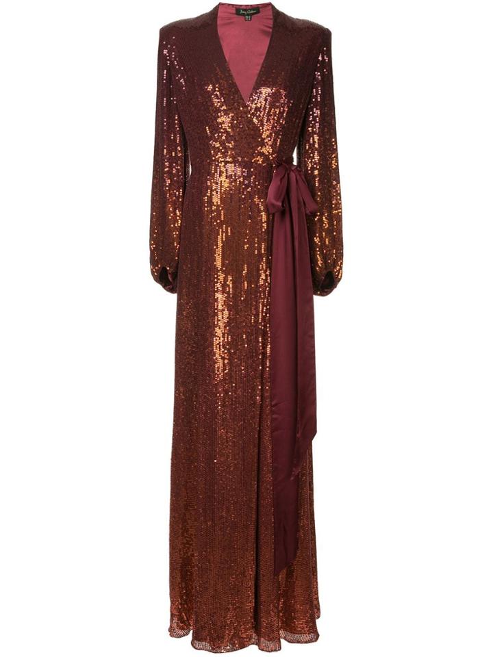 Jenny Packham Sequin Gown - Red