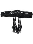 Isabel Marant Loose Knit Belt - Black