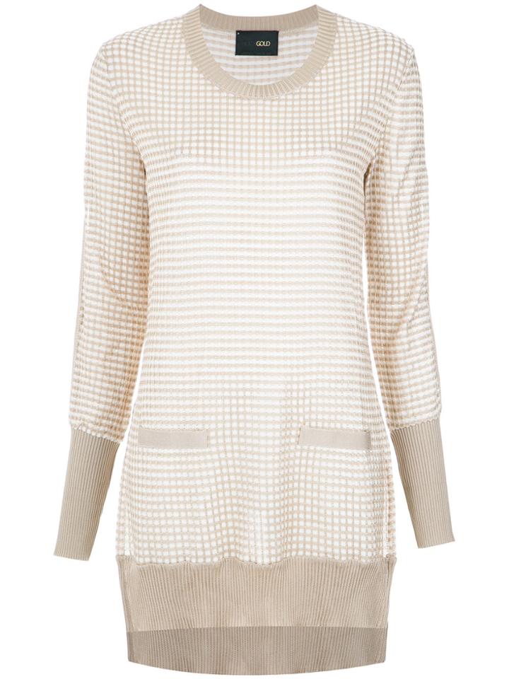 Andrea Bogosian Knitted Jumper - Nude & Neutrals