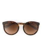 Dolce & Gabbana Eyewear Round Frame Sunglasses - Brown