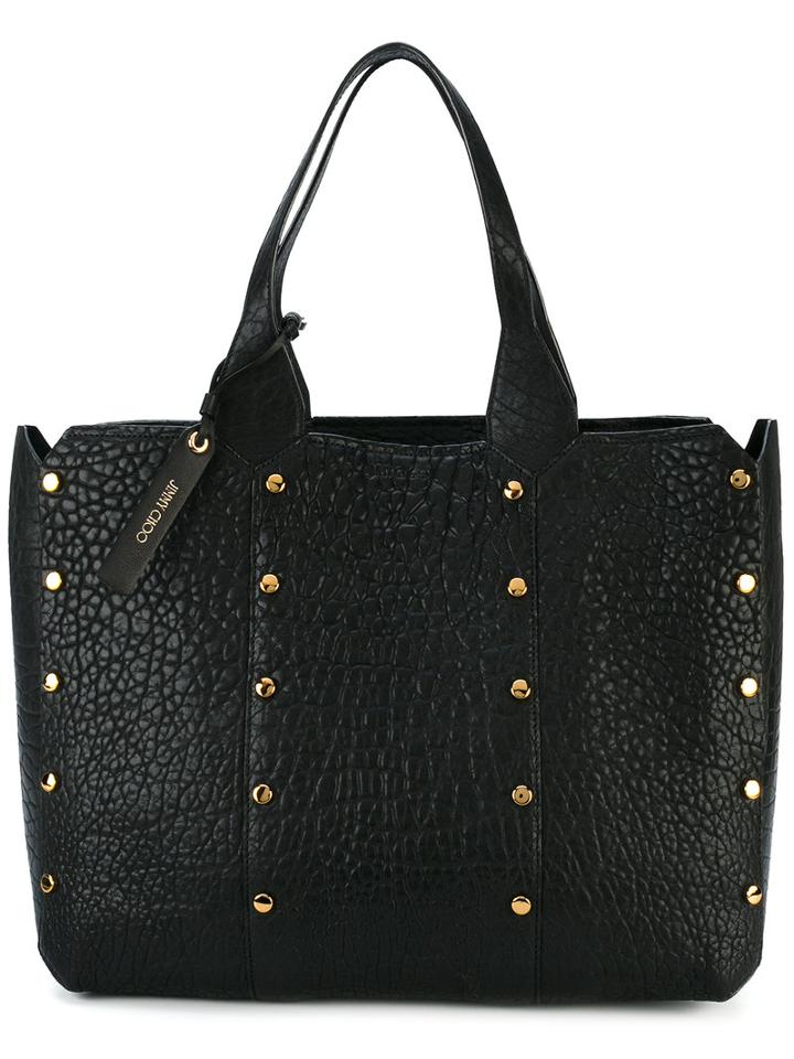 Jimmy Choo - 'lockett Shopper' Tote - Women - Calf Leather - One Size, Black, Calf Leather
