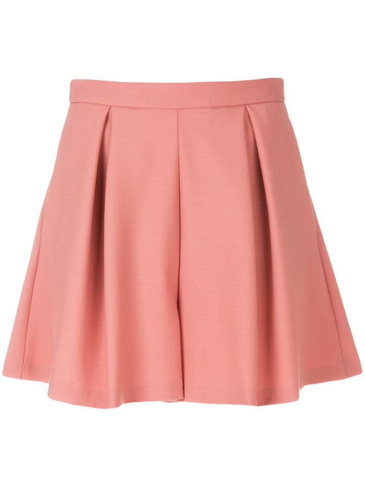 L'autre Chose Pleated Shorts - Pink & Purple