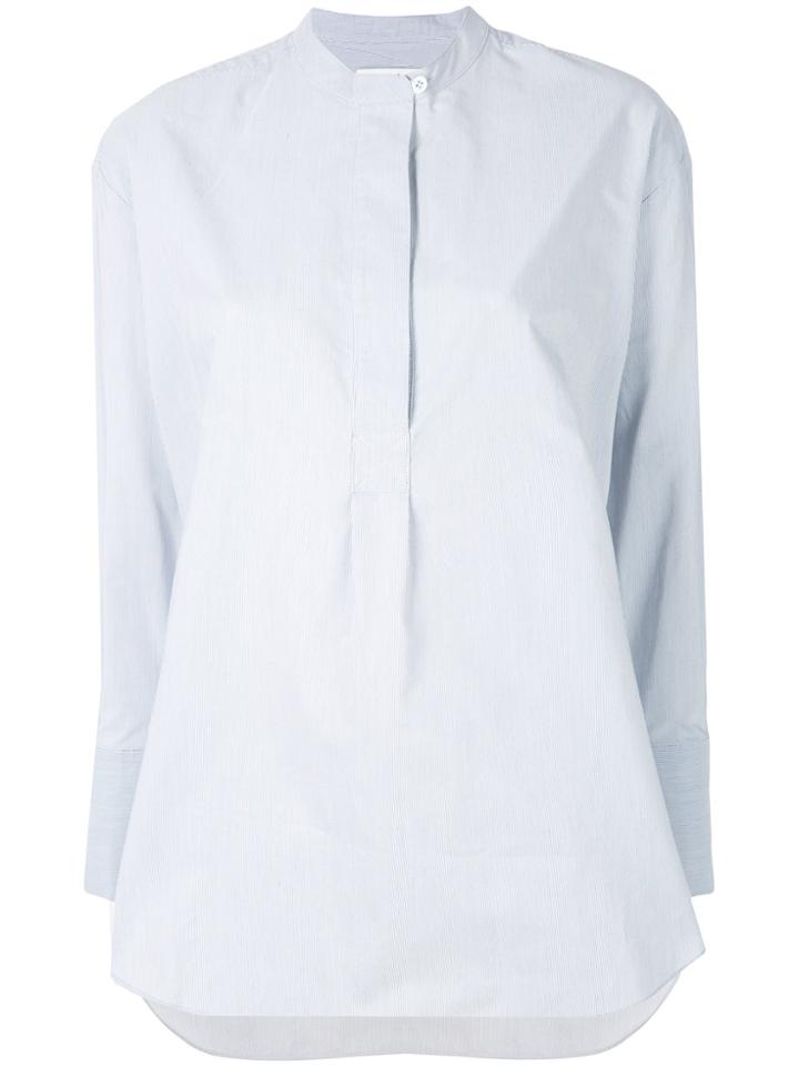 Ymc Long-sleeve Fitted Shirt - Blue