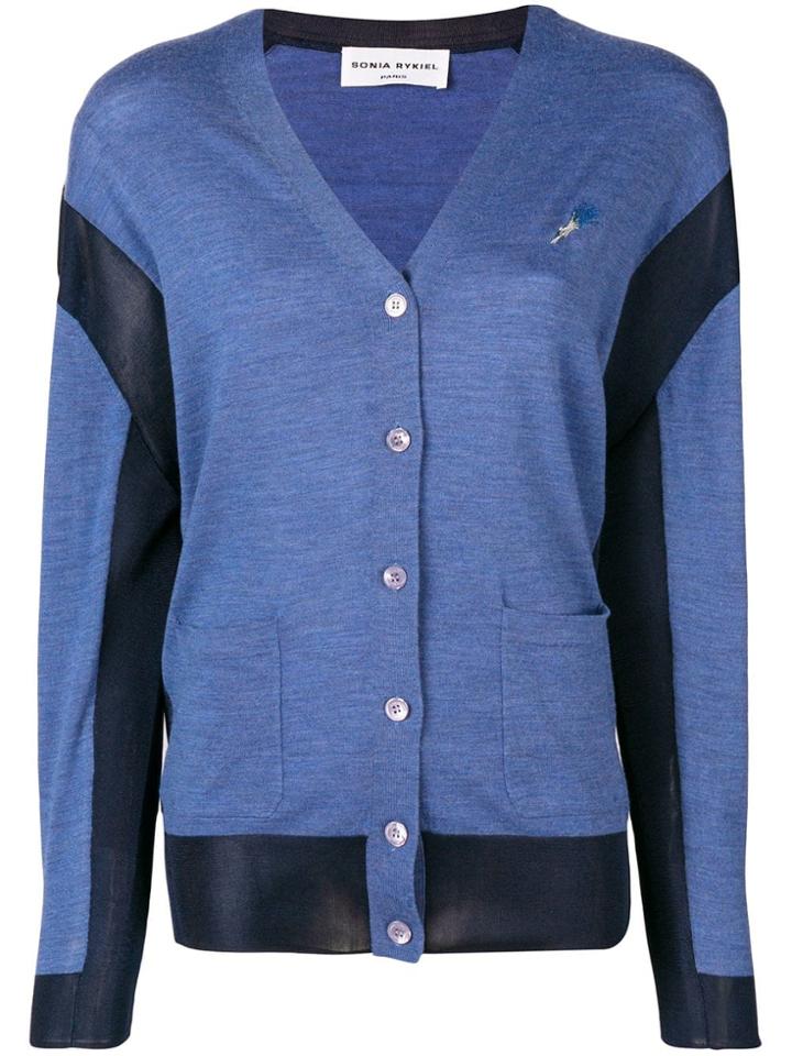 Sonia Rykiel Button Up Cardigan - Blue