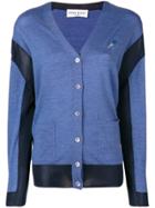 Sonia Rykiel Button Up Cardigan - Blue