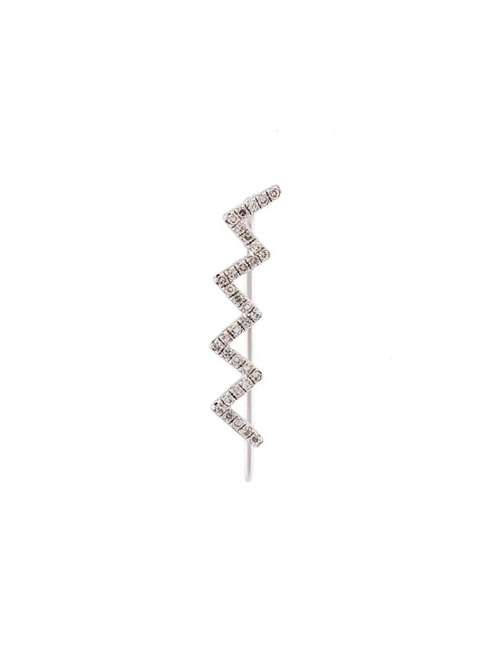 Ef Collection Zig-zag Left Earring