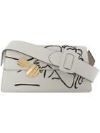 Benedetta Bruzziches Embroidered Woman Shoulder Bag - White