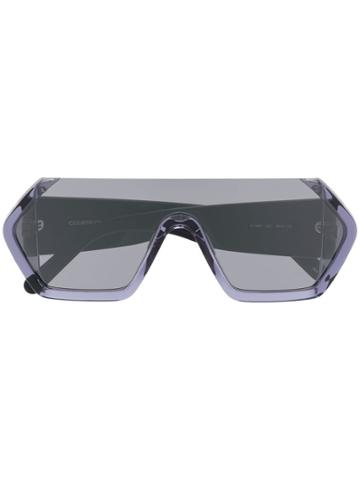 Courrèges Eyewear Oversized Tinted Sunglasses - Blue