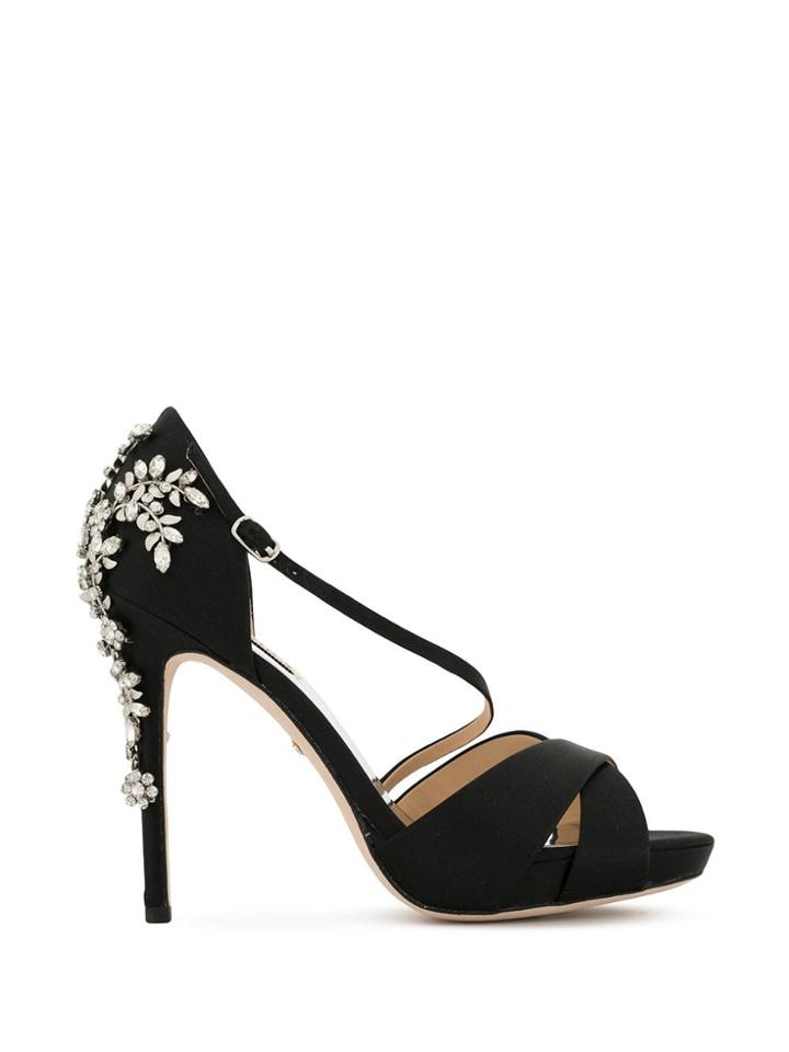 Badgley Mischka Fame Embellished Sandals - Black