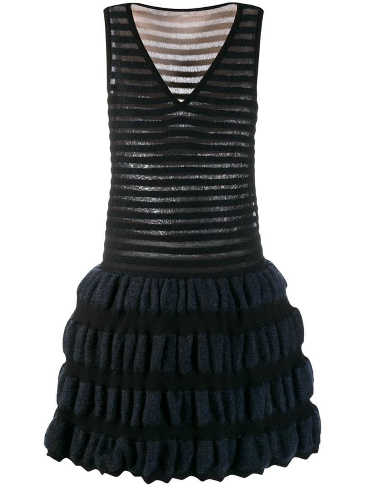 Alaïa Pre-owned Knitted Circle Dress - Black