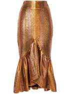 Alice Mccall Electric Nights Skirt - Gold