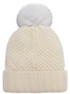 Burberry Fur Pom-pom Beanie - White