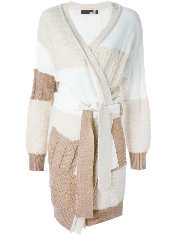 Love Moschino Cable Knit Cardi-coat