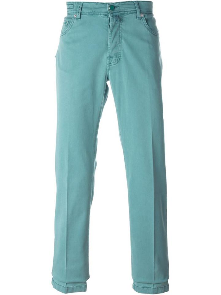 Kiton Straight Leg Cropped Chinos