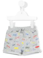 Stella Mccartney Kids Cookie Names Print Shorts, Infant Girl's, Size: 6 Mth, Grey