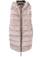 Cara Mila Camille Reversible Gilet - Nude & Neutrals