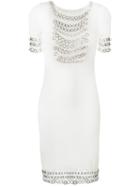 Christian Dior Pre-owned Chainmail Short Sleeve Dress - White