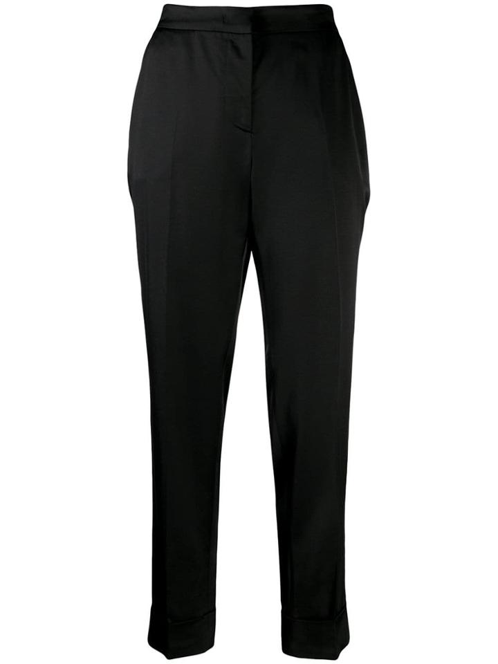 Pt01 Tapered Leg Trousers - Black