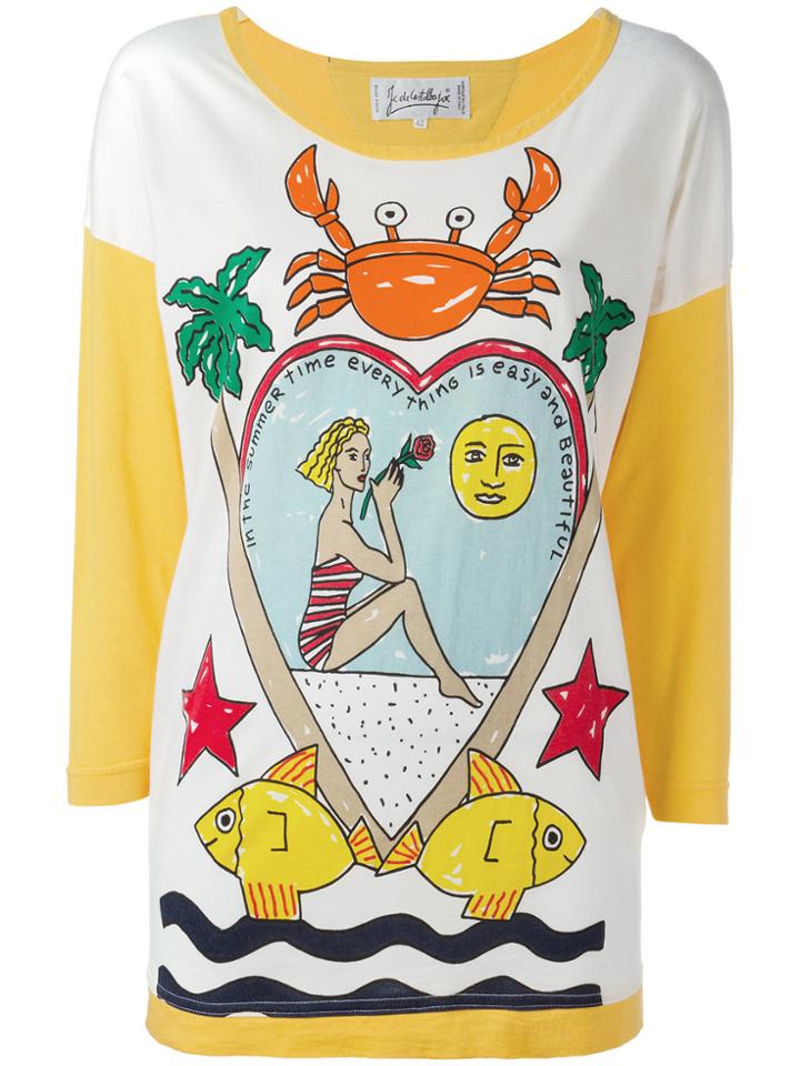 Jc De Castelbajac Vintage Summer Print T-shirt - Multicolour