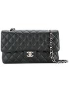 Chanel Pre-owned 2008-2009 Double Flap Shoulder Bag - Black