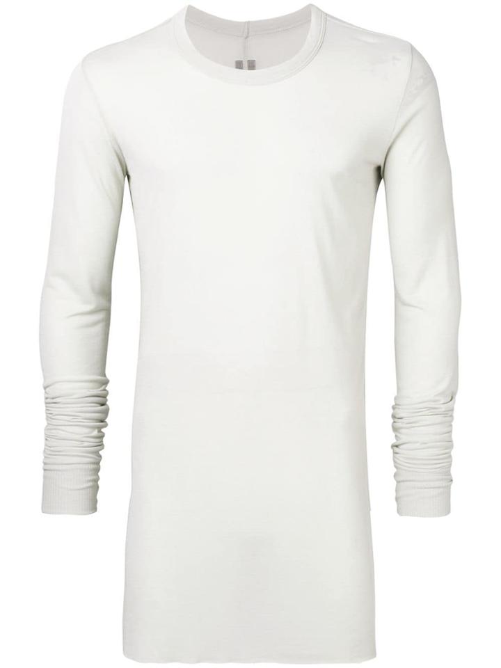 Rick Owens Oversized Long Sleeve T-shirt - Neutrals