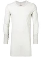 Rick Owens Oversized Long Sleeve T-shirt - Neutrals